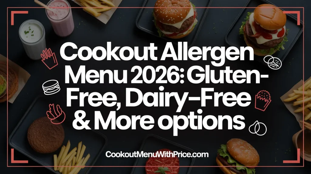 Cookout Allergen Menu 2026: Gluten-Free, Dairy-Free & More Options 1 cookout allergen menu 2026