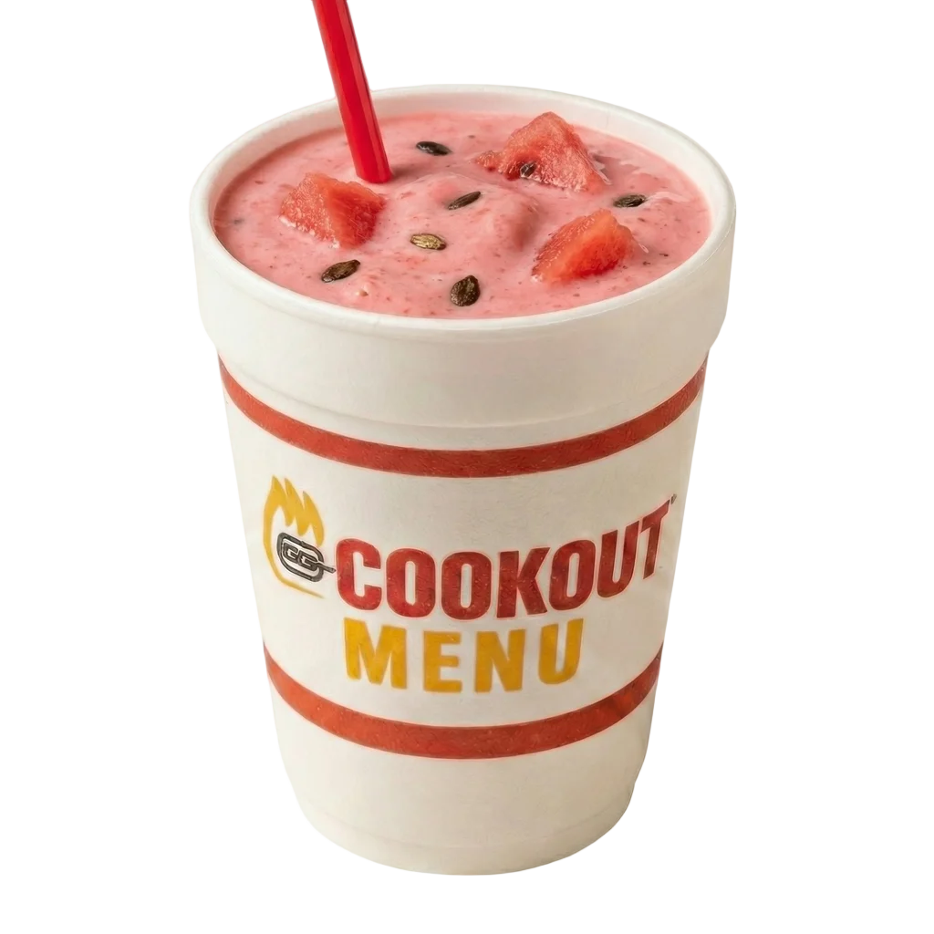 Cookout Dessert Menu (2026 Updated): Milkshakes, Ice Cream, and Dessert Options 25 Fresh Watermelon (July–August)- cookout's shake