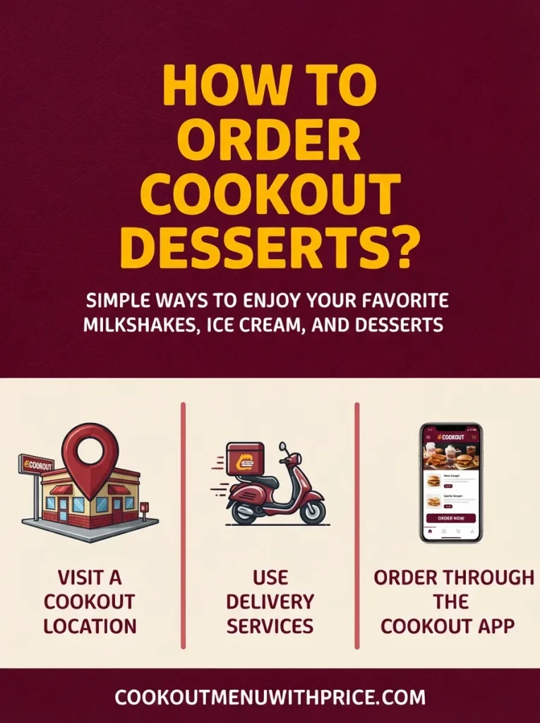 Cookout Dessert Menu (2026 Updated): Milkshakes, Ice Cream, and Dessert Options 31 options to order cookout desserts