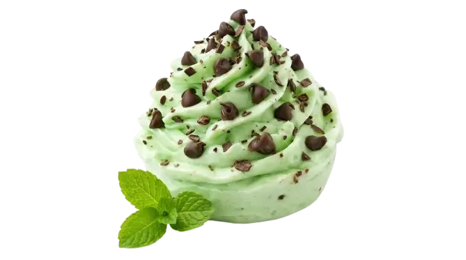 Cookout Sundaes and Frozen Treats Mint chocolate chip